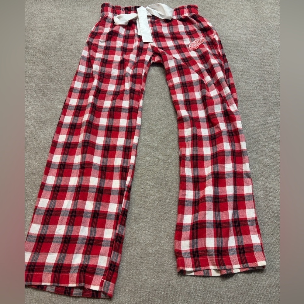 Detroit Red Wings Plaid Pajama Pants – Women’s Size S 0523